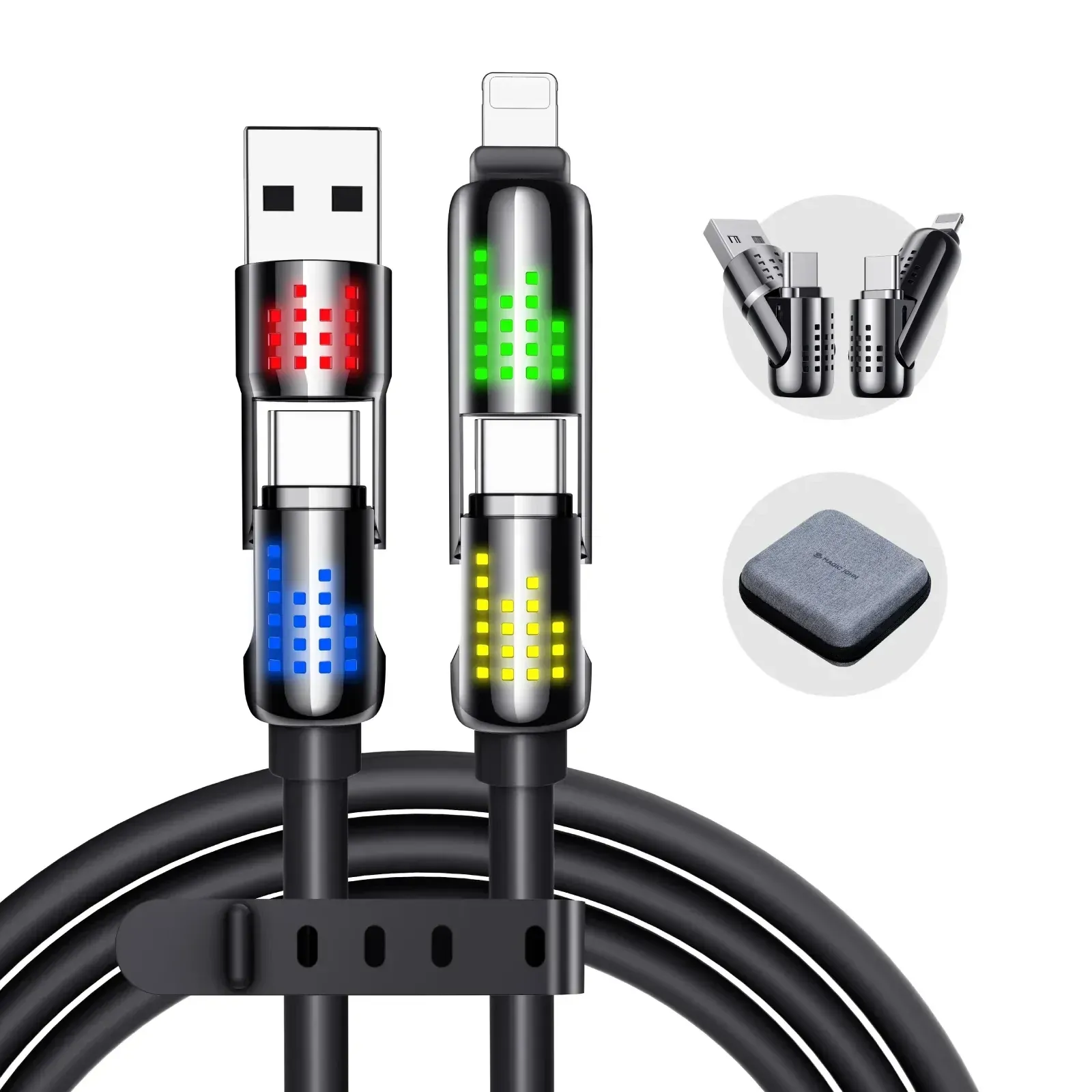 49% OFF🔥240W 4-in-1 USB Fast Charging Cable